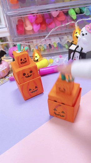 ハロウィンにぴったり！かぼちゃプッシュポップの作り方🎃