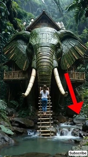“This Hidden Elephant House Will Blow Your Mind 😳🐘”