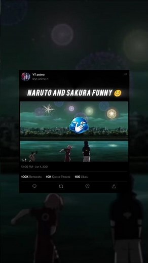 Naruto and Sakura funny ☺️
