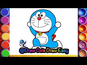 How to Draw Doraemon Easy Step by Step | Anime Drawing Tutorial for Kids