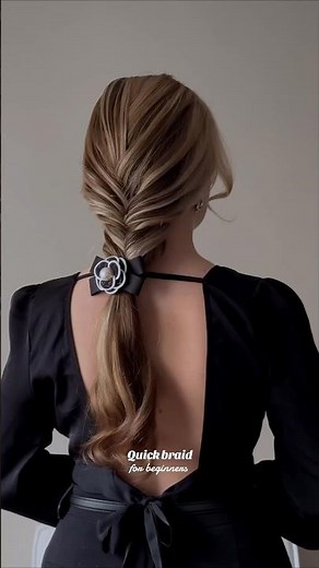 easy braid tutorial for beginners #hairtutorial