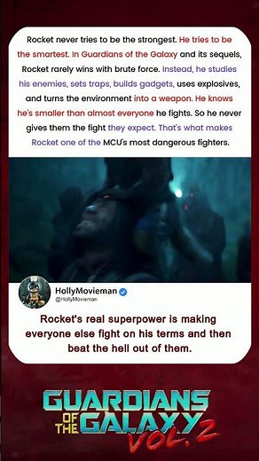 Why Rocket Is One of Marvel's Deadliest Characters #marvel #mcu #shorts