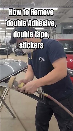 How to Remove double Adhesive, double tape, stickers on Car body. #car #carrepair #auto #mechanic