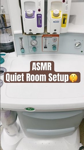 Quiet Anesthesia Room Setup ASMR | Medical Aesthetic #asmr #anesthesia #crna #srna #crnaschool