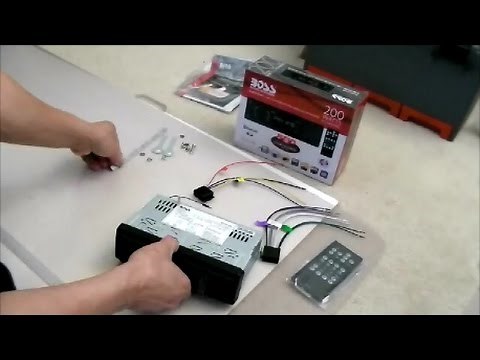 BOSS 625UAB Radio Stereo Installation for 1998 - 2000 Toyota Corolla