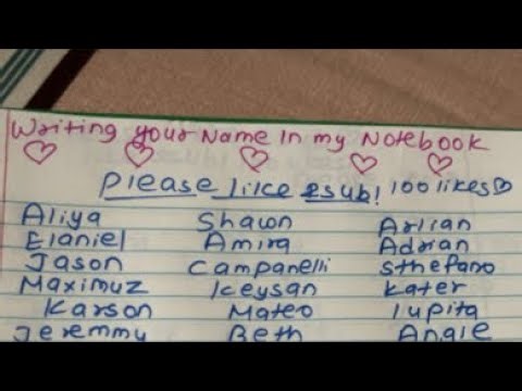 Writing ✍️ your name in my notebook 📒 #livestream #shorts #viralvideo