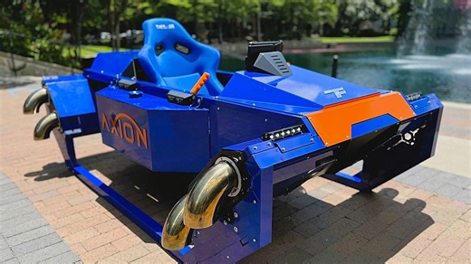 Texas company unveils futuristic jet-powered flying car