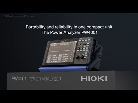 Solution for ESS Development & DC-DC Converter Efficiency Testing | HIOKI Power Analyzer PW4001