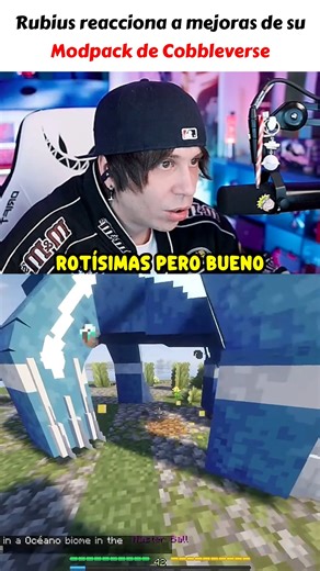 Rubius reacciona a "mejoras" de su Modpack de Cobbleverse #rubius #reaccion #minecraft #pokemon #minecraftmods | Un Poco De Todo