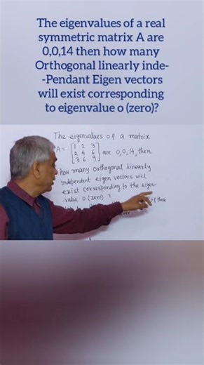 Determination of geometric multiplicity of an eigen value in a real symmetric matrix