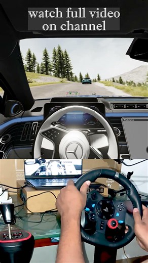 Mercedes Benz S Class (W223) - realistic pov driving | BeamNGDrive | logitech g29🚗