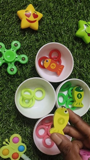 colour sorting with number fish #shorts #trending