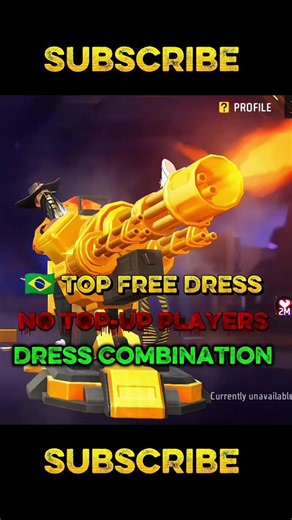 no top-up free brazilian 🇧🇷 players dress combination freestyle players dress combo #freefire #ff