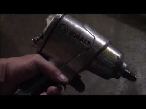 Impact wrench blowing air or reduced power easy fix