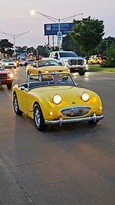 1959 Austin-Healey Sprite Classic Car Drive By Engine Sound Woodward Dream Cruise 2024 | Casey Faitel