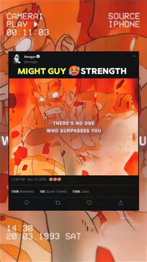 Might Guy PROVED Hard Work Beats Talent | The Strongest Taijutsu User 😤🔥#shorts