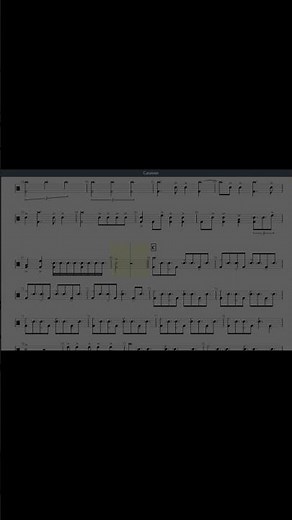Whiplash - Caravan | Drum Intro Transcription #Short