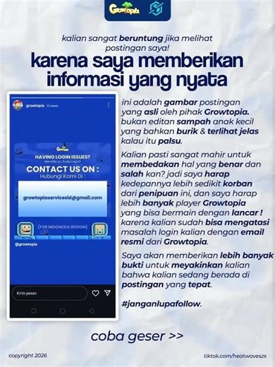 TUTORIAL ATASI DURING LOGIN REQUEST GROWTOPIA 2026 TERBARU ! #growtopiaindonesia #fypシ #ercon #fypシ゚