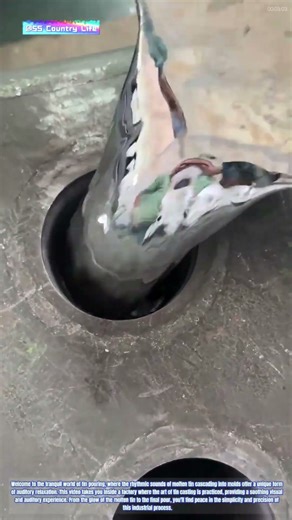 The Soothing Sounds of Tin Pouring: A Factory Experience
