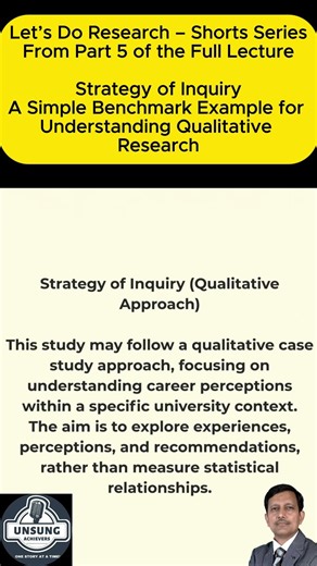 What Is the Strategy of Inquiry in a Study? | Let’s Do Research Shorts #ResearchForAll #qualitative