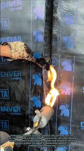 Torch Waterproofing Done Right — Satisfying Seam Sealing Process