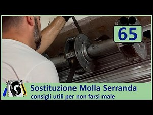 Replacing and Maintaining Rolling Shutter Springs