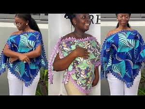 DIY Off-Shoulder Triangular Handkerchief Top: Two Easy Methods