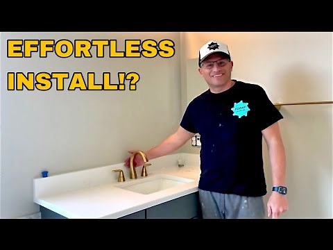 How I Install a Kohler Avail 8" Spread Faucet and Drain Assembly