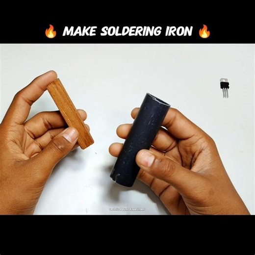 How To Make Soldering Iron At Home 🔥 Part-3 DIY #shorts #SolderingIron #HowToMake #ElectronicsDIY