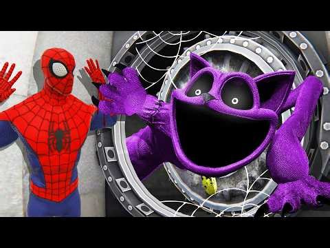 Spiderman HIDES from CATNAP in VR