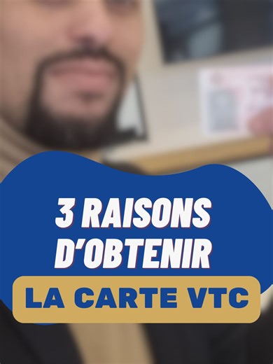Obtenir la carte VTC, ce n’est pas juste conduire : c’est gagner en liberté, choisir ses horaires et créer de vraies opportunités pour ton avenir. Si tu veux te lancer dans les meilleures conditions, BVTC Académie t’accompagne pour obtenir ta carte pro. 📩 Envie de recevoir toutes les démarches à suivre pour devenir VTC ? Écris-nous « INFO » en commentaire ou en message privé, et notre équipe t’enverra le guide complet pour te lancer dès maintenant ! #bvtcacademie #cartevtc #formationvtc #chauff