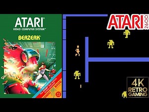 Berzerk Atari 2600 4k Gameplay