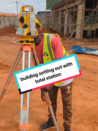 how to do setting out using total station