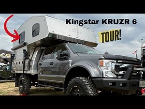 Tour of the new Kingstar KRUZR 6 short-bed expedition truck camper.