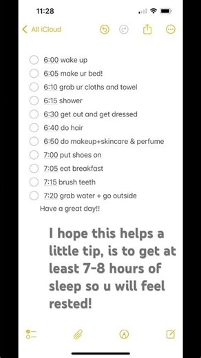 Morning routine for 5th grader!!!