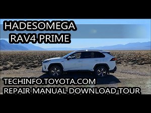 Toyota TECHINFO Repair Manual Download Tour for Rav4 Prime