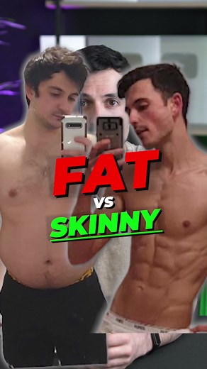 Fat vs Skinny… What is better? #fat #skinny #gymtok #jacked #gymlife #gymmotivation #gymrat #gymadvice #gym #overweight