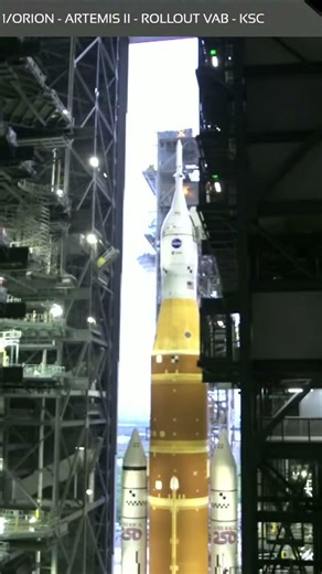 SLS Artemis II Roll-Out VAB, KSC - January 17, 2026