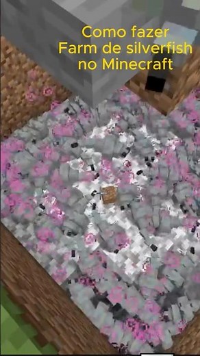 How to make a silverfish farm in Minecraft #minecraft #minecraftshorts