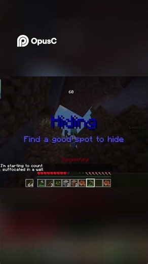 Blind Mute Deaf players play hide and seek in Horror Minecraft #minecraft #bestminecraftclips#gaming