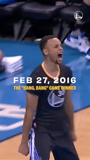 Golden State Warriors on Instagram: "Feb 27, 2016 - Steph’s ICONIC Game-Winner at OKC 25 Games From Past 25 Years"