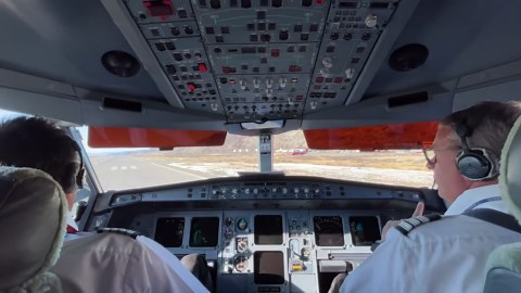 Air Greenland A330 flight deck ride to Copenhagen with business class review!