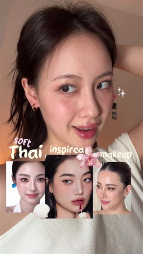 Thai-Inspired Soft Makeup Look Tutorial