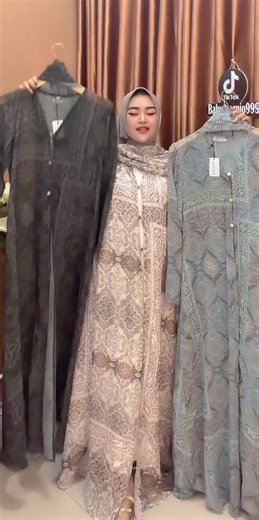 Elegant Abaya & Kashmir Set with Pashmina