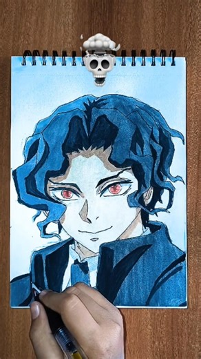 Draw Muzan kibitsuji 🤯💀 from Demon slayer ✨
