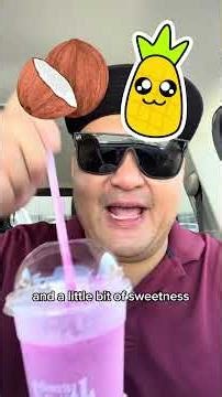 Trying Bretman Rock’s smoothie collab w/Down To Earth Hawaii! #hawaii #drink #drinkreview #review