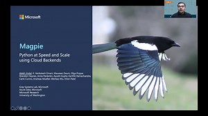 Magpie: Python at Speed and Scale using Cloud Backends, CIDR 2021