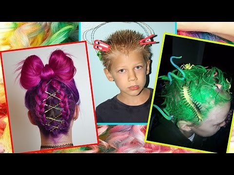 30 Ideas for Crazy Hair Day at School for Girls and Boys