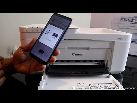CANON PIXMA TR4551 HOW TO CONNECT SET UP WIRELESS NETWORK