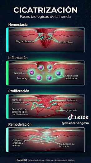 Cicatrización y Fases de la Herida en Cirugía